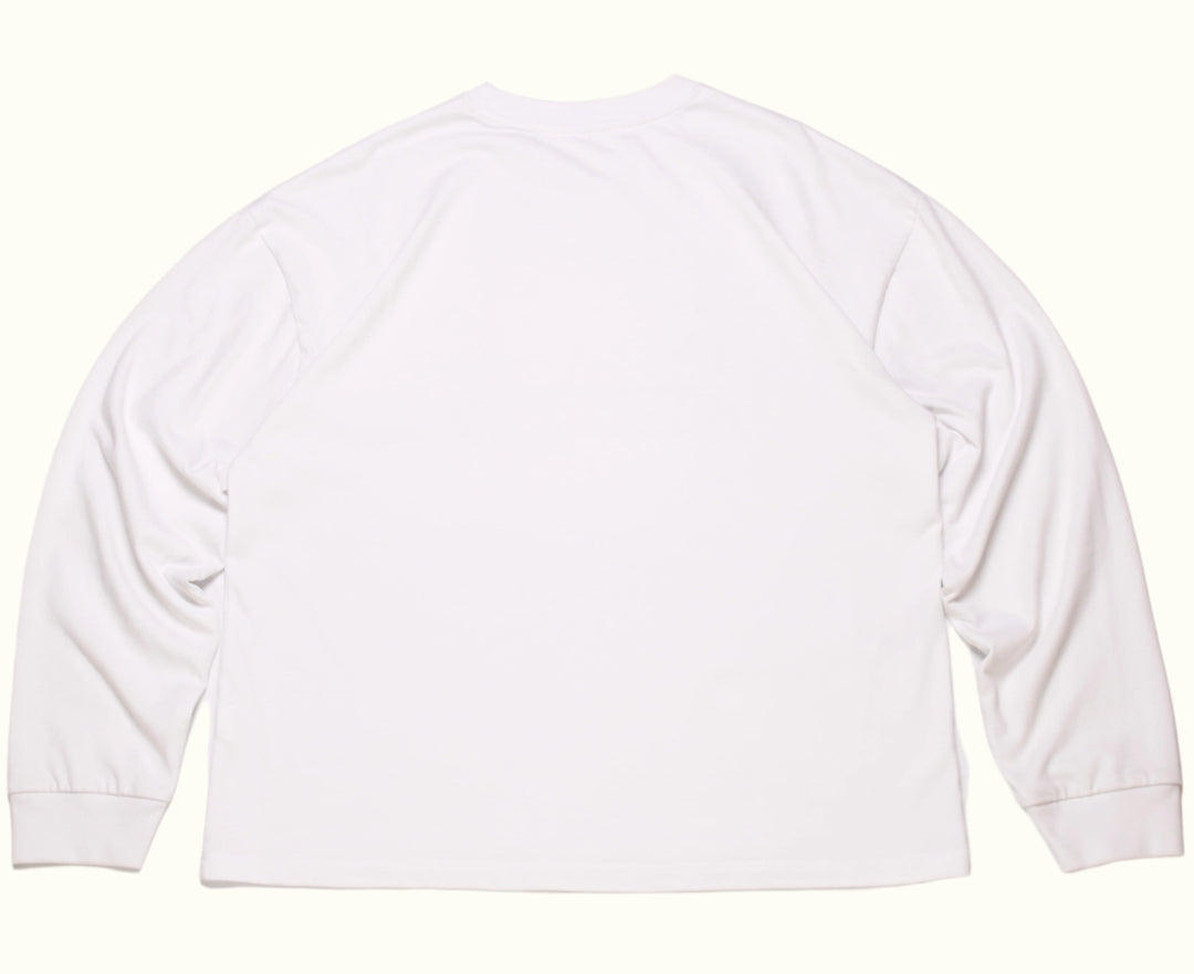 WHITE LONG SLEEVE T