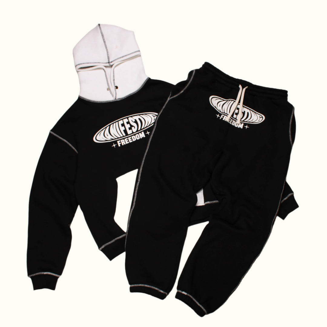 BLACK FULL TRACKSUIT