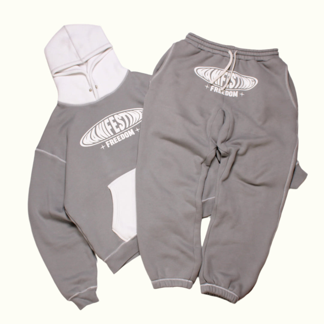 STONE GREY FULL TRACKSUIT